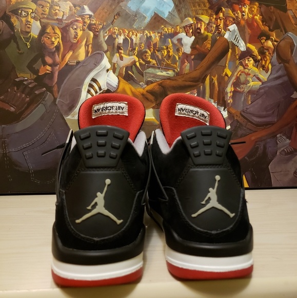 Sold.... Jordan Bred 4s size 10.5 - Picture 5 of 7